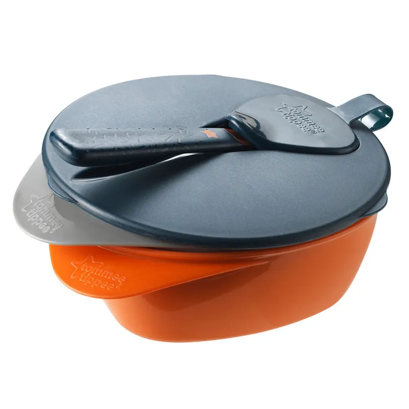 Tommee Tippee Easy Scoop Bowls with Travel lid & Spoon – 2PC