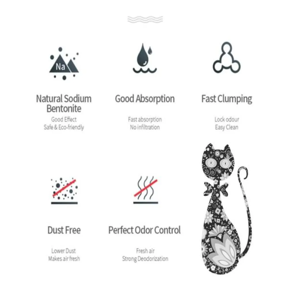 Vast Forest Lavender Scented Bentonite Cat Litter
