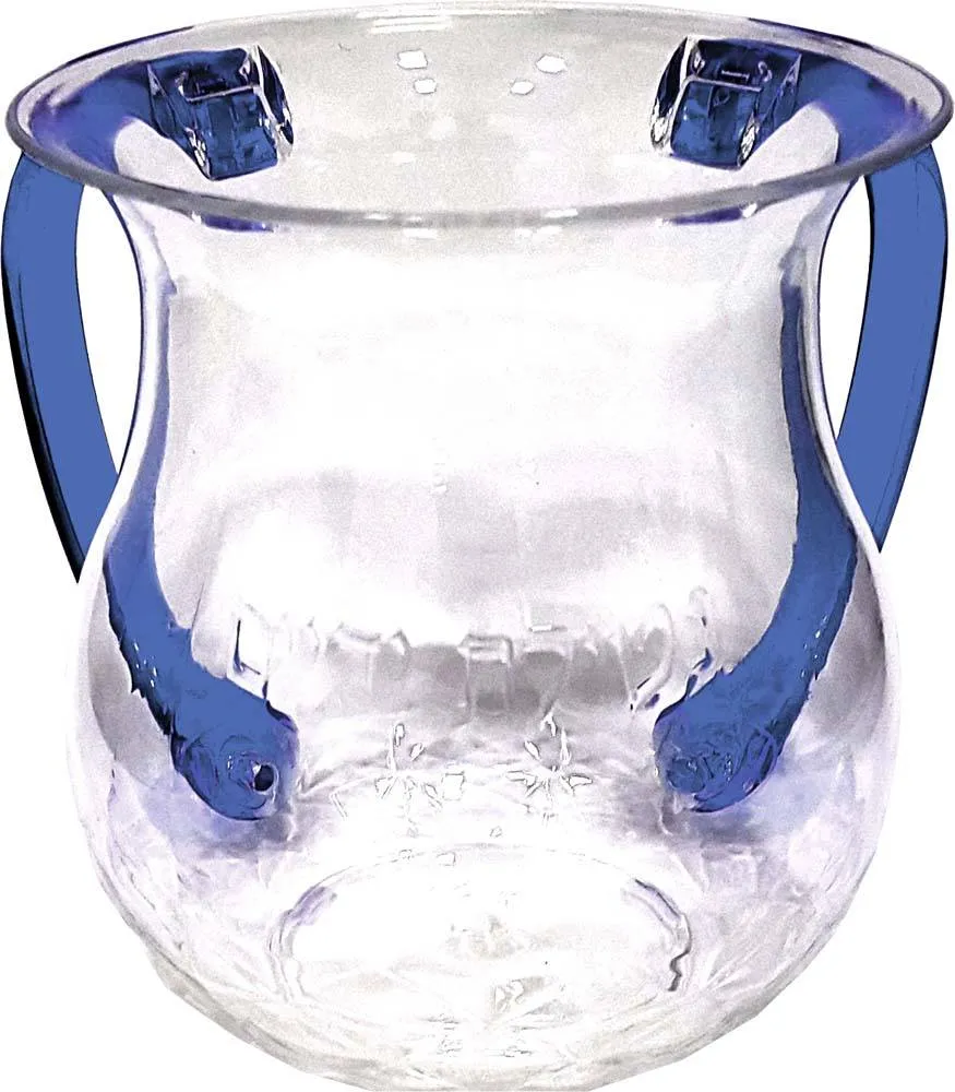 Wash Cup Small Acrylic Colored Handles