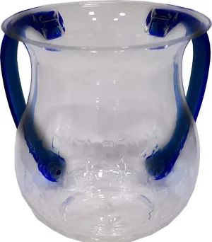 Wash Cup Small Acrylic Colored Handles