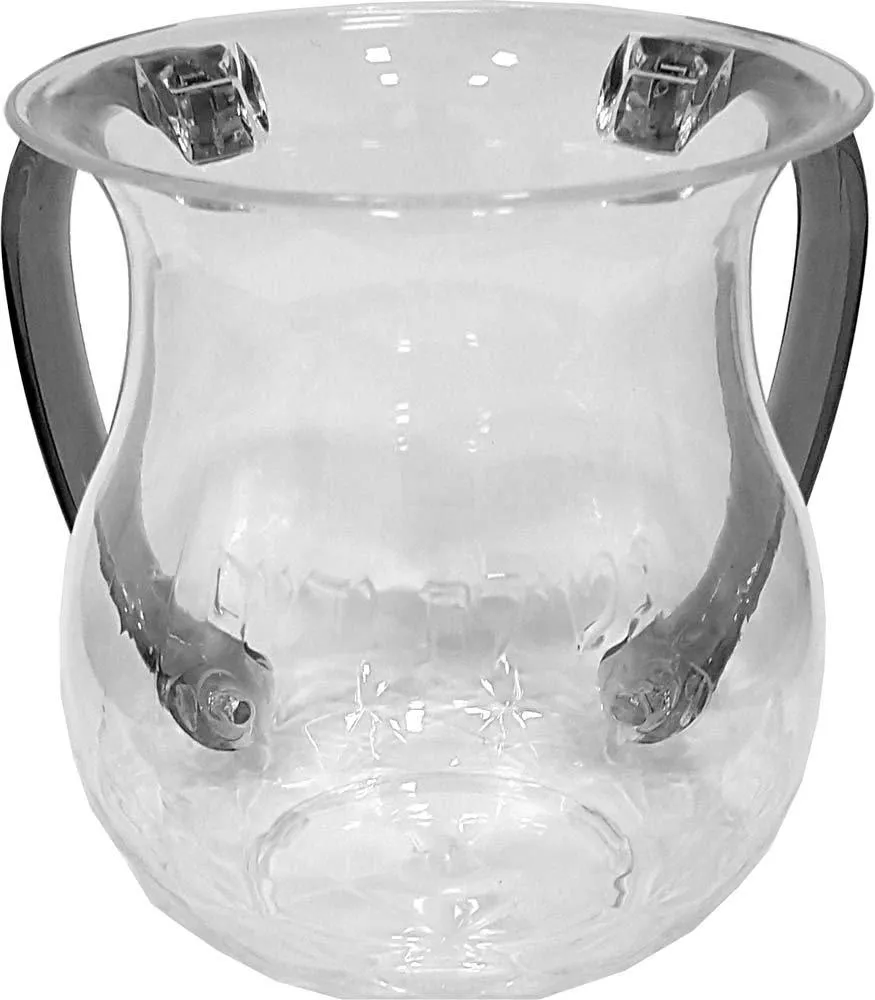 Wash Cup Small Acrylic Colored Handles