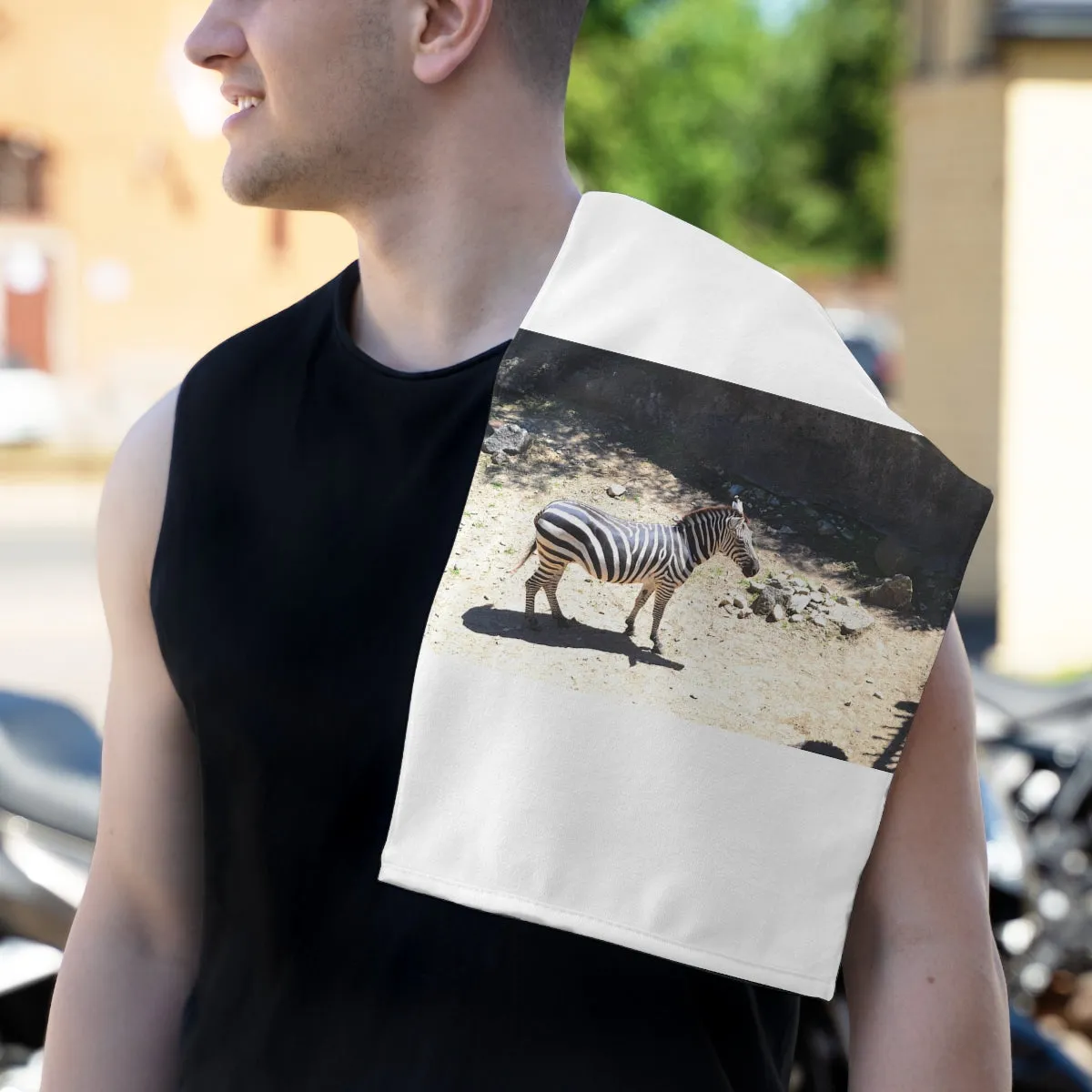 Zebra Rally Towel, 11x18